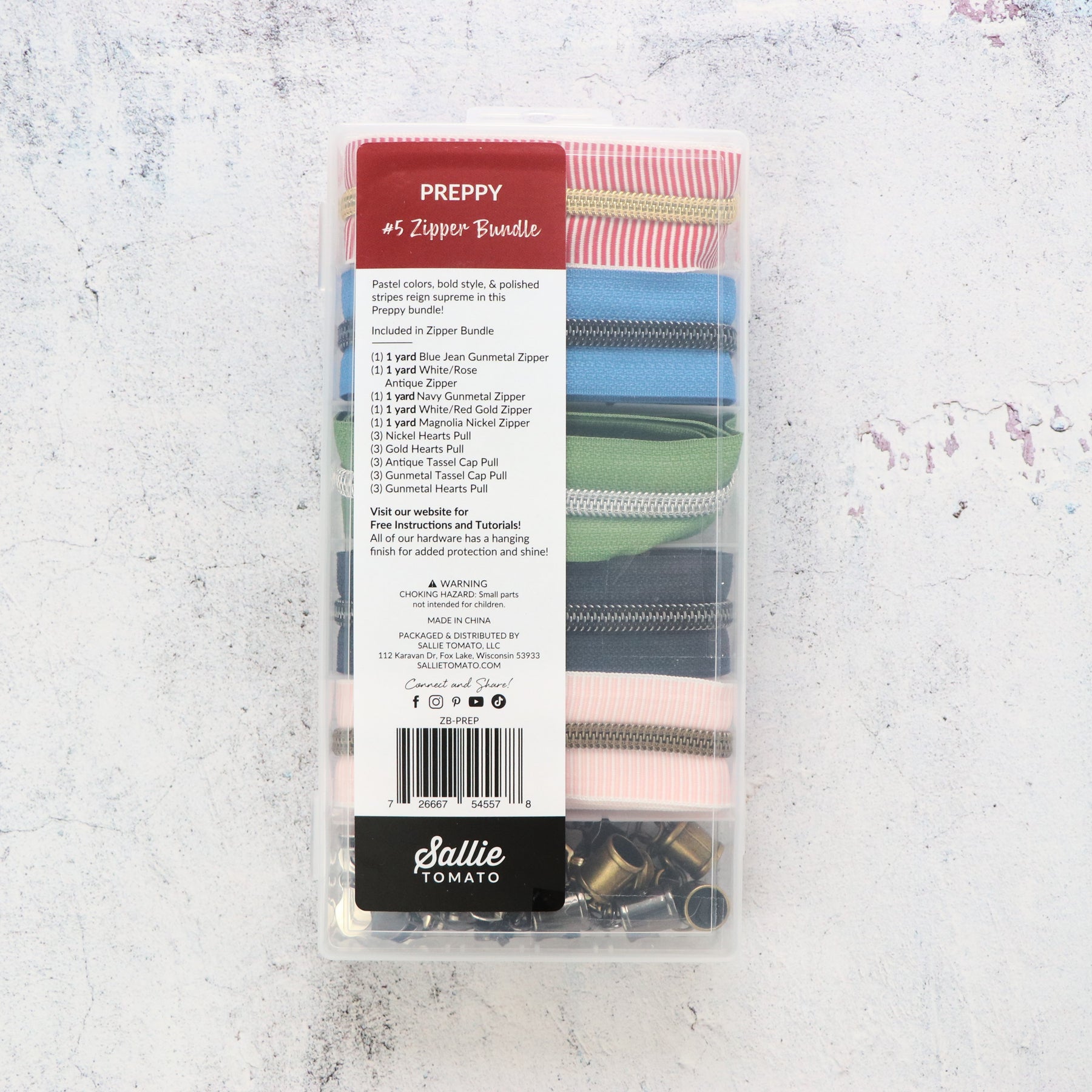 Sallie Tomato Zipper Bundle