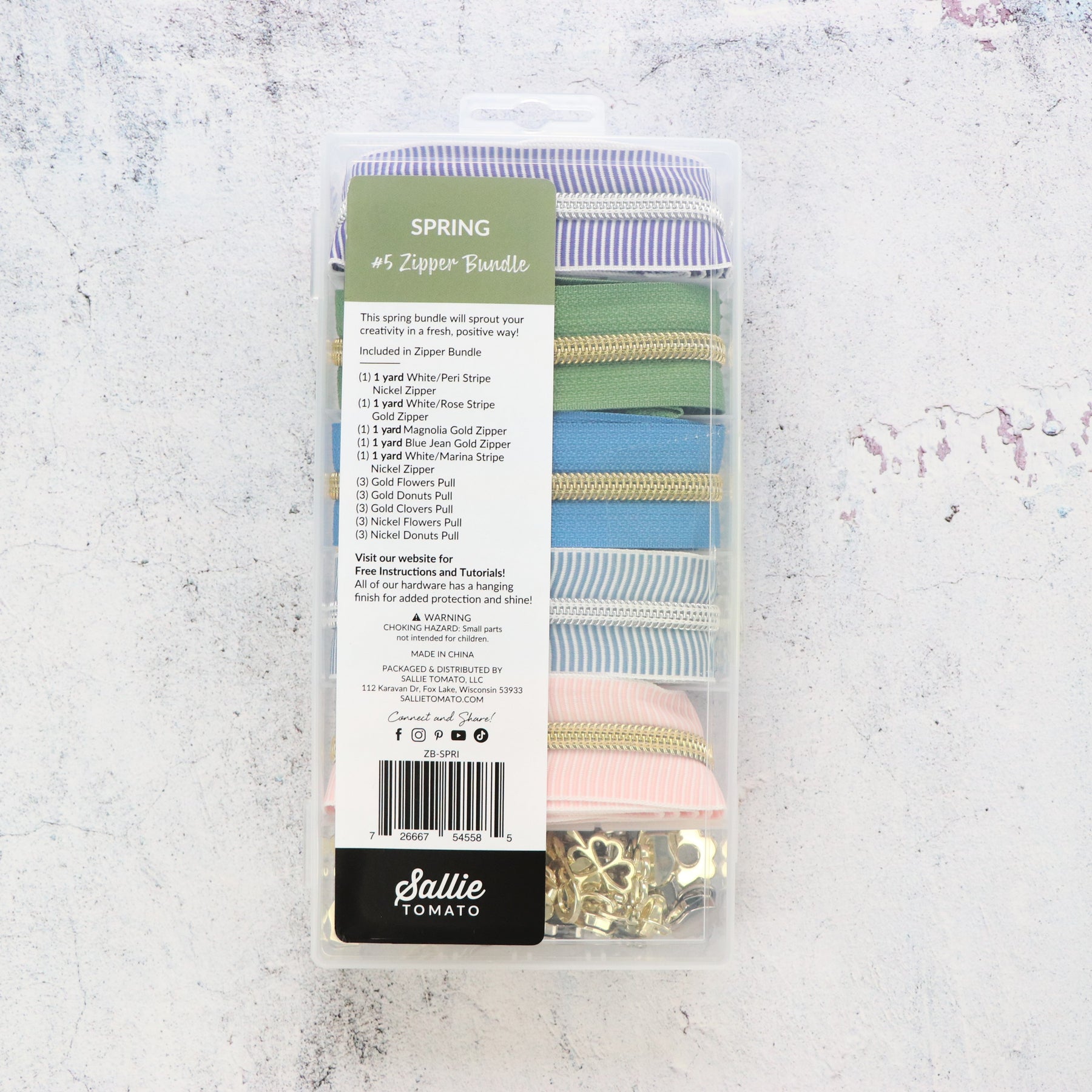 Sallie Tomato Zipper Bundle