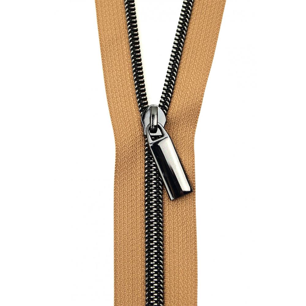 Sallie Tomato, #5 Nylon Coil Zipper (3yds) w/ 9 Zipper Pulls