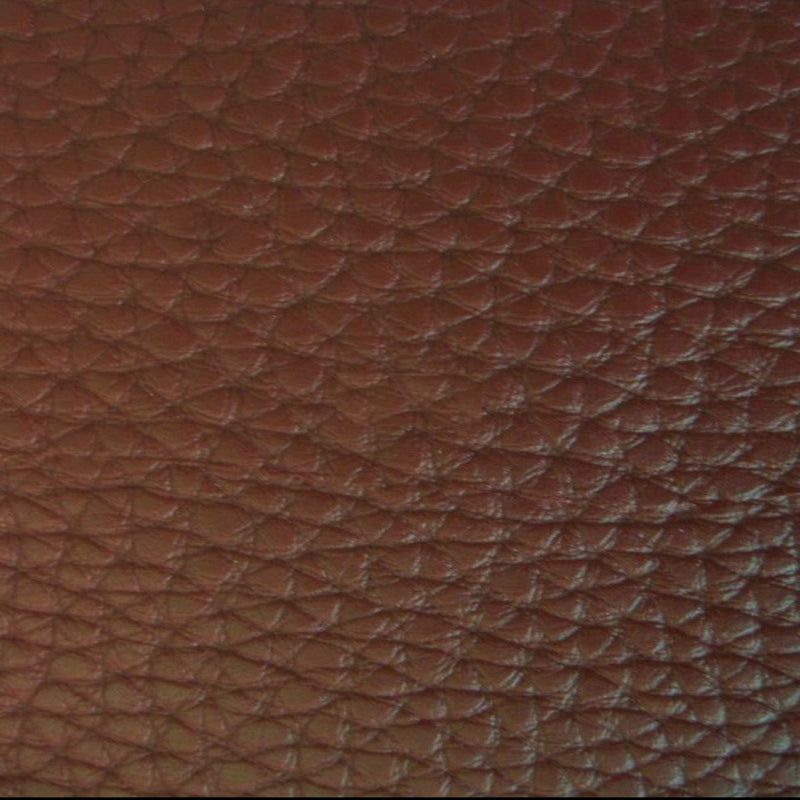 Brown Textured PVC Leather Vinyl Fabric