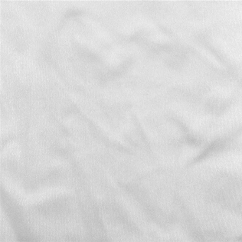 White Triple Velvet Clothing Drapery Fabric