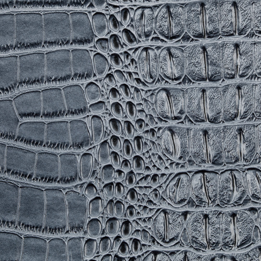 Metallic Faux Gator Vinyl Fabric