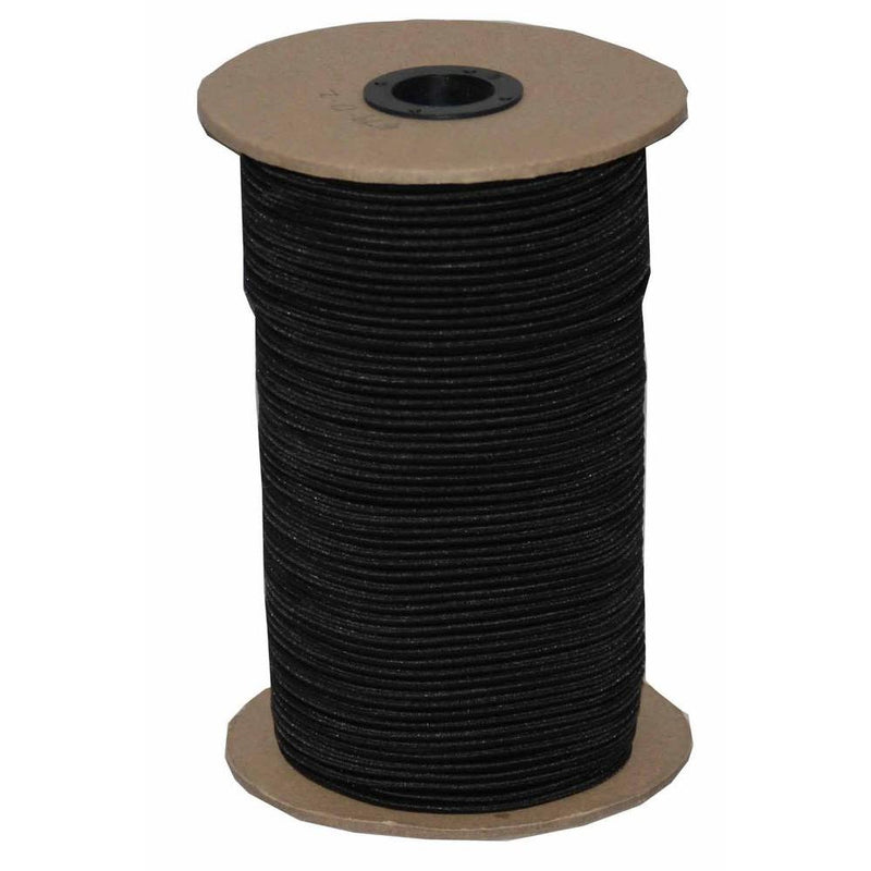 1/2" Black Knitted Elastic Band - Case of 30 Rolls | spandex Palace