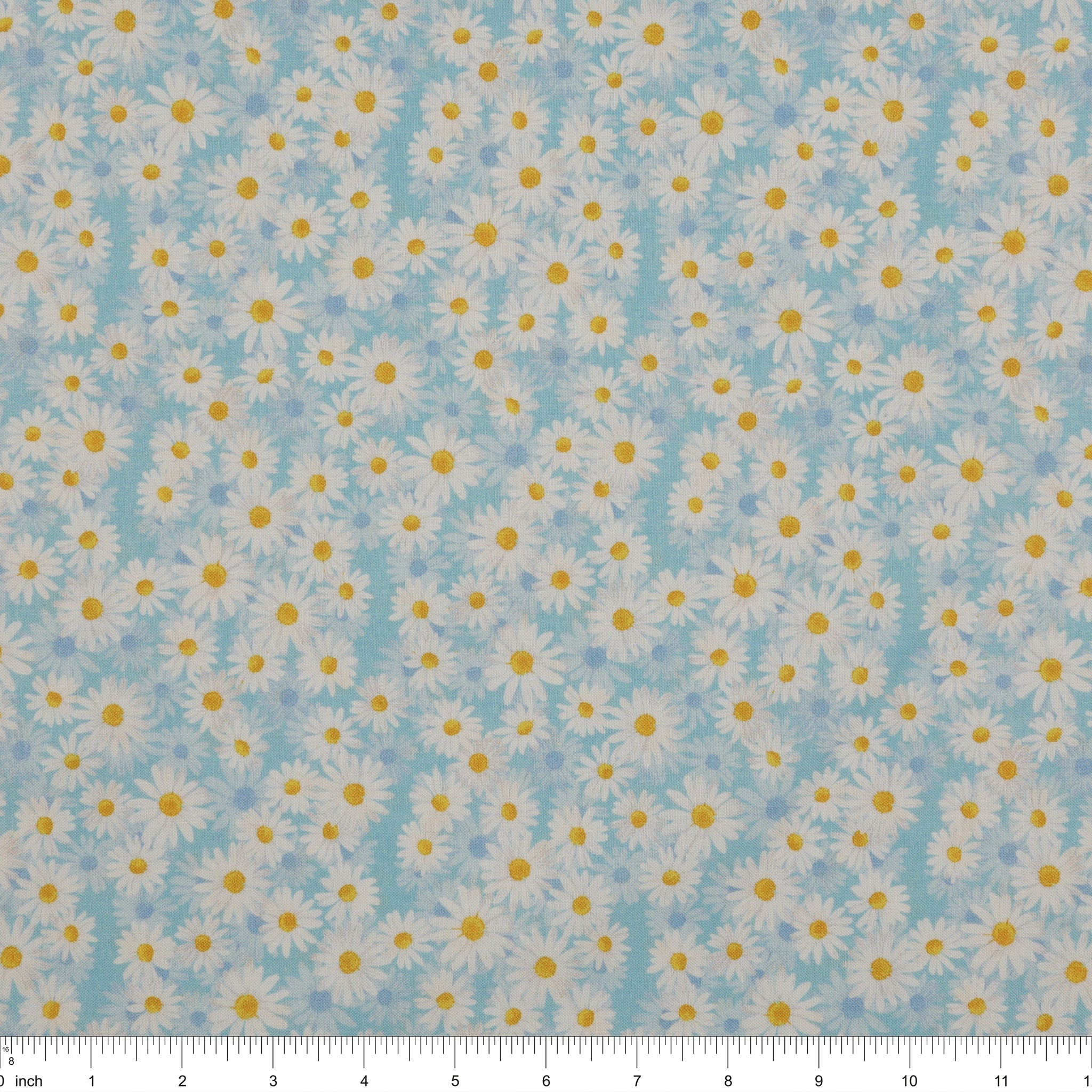 Daisy Dance 108" Wide Quilt Backing - Blue