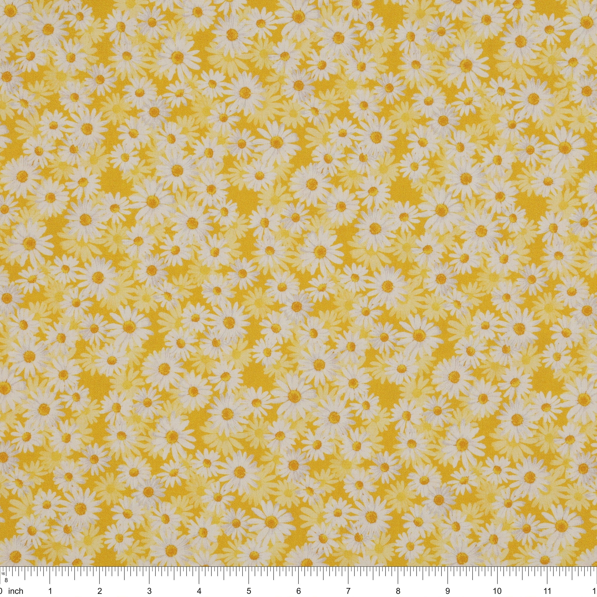 Daisy Dance 108" Wide Quilt Backing - Yellow