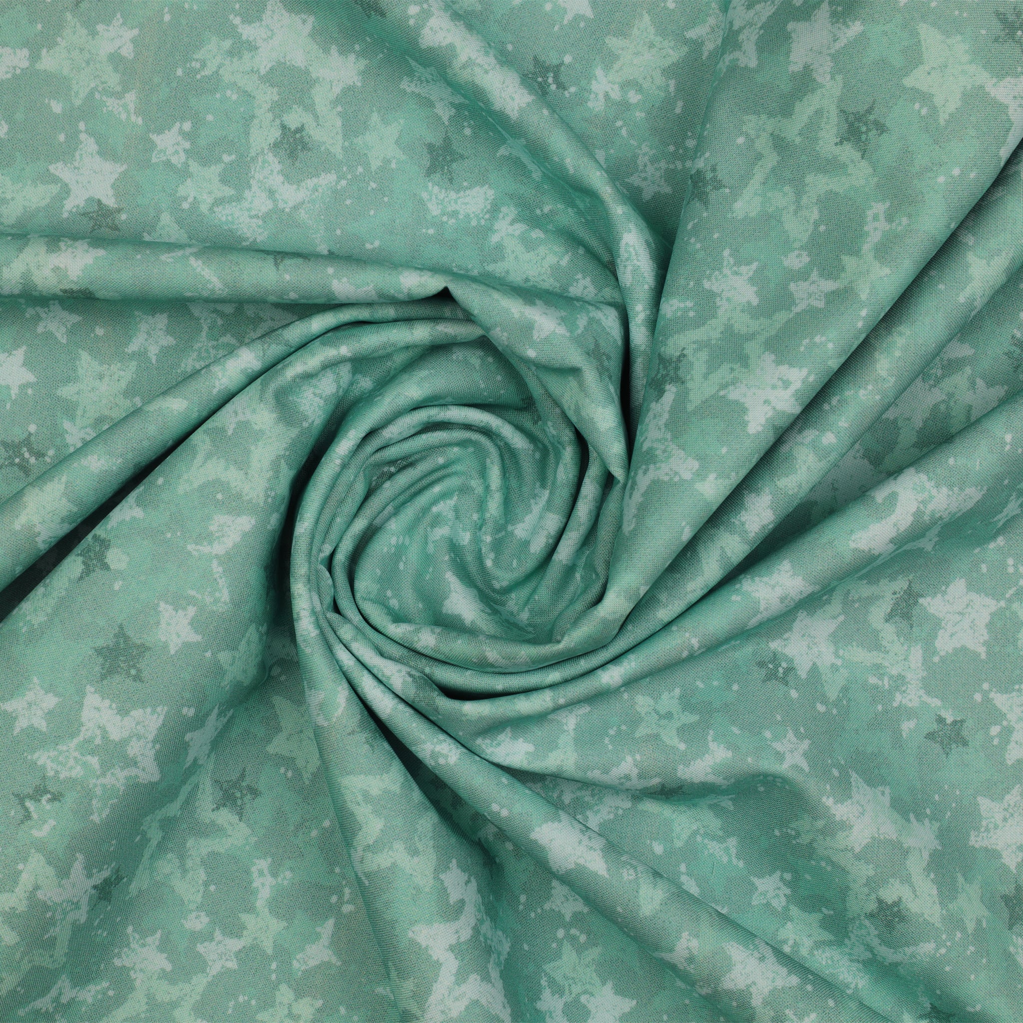 Star of Wonder, Star of Light 108" Wide Quilt Backing - Star Light Aqua