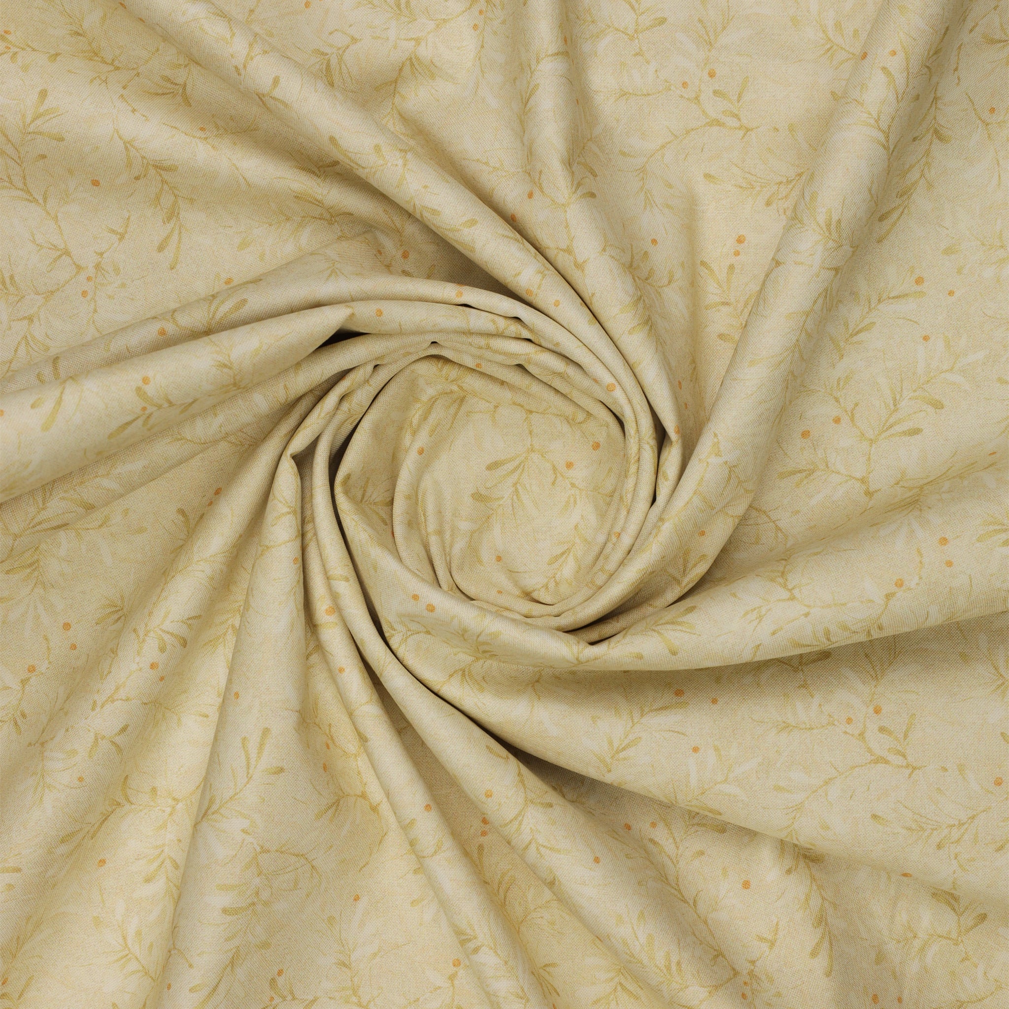 Star of Wonder, Star of Light 108" Wide Quilt Backing - Pine Boughs Cream