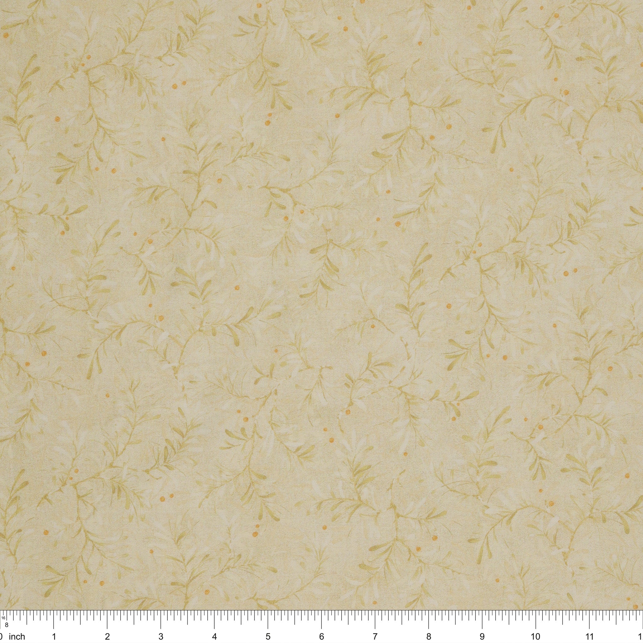 Star of Wonder, Star of Light 108" Wide Quilt Backing - Pine Boughs Cream