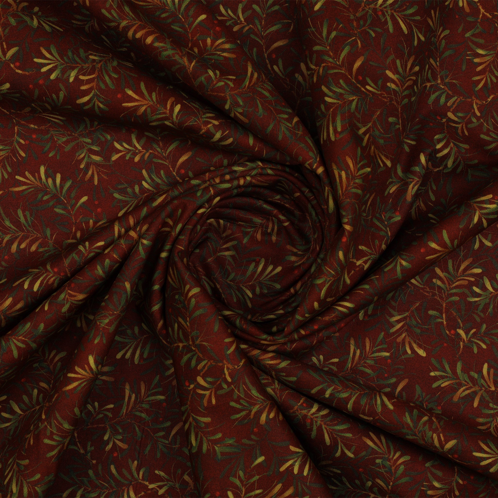 Star of Wonder, Star of Light 108" Wide Quilt Backing - Pine Boughs Red