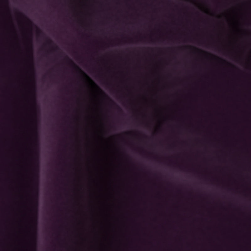 Purple Velvet Flocking Fabric