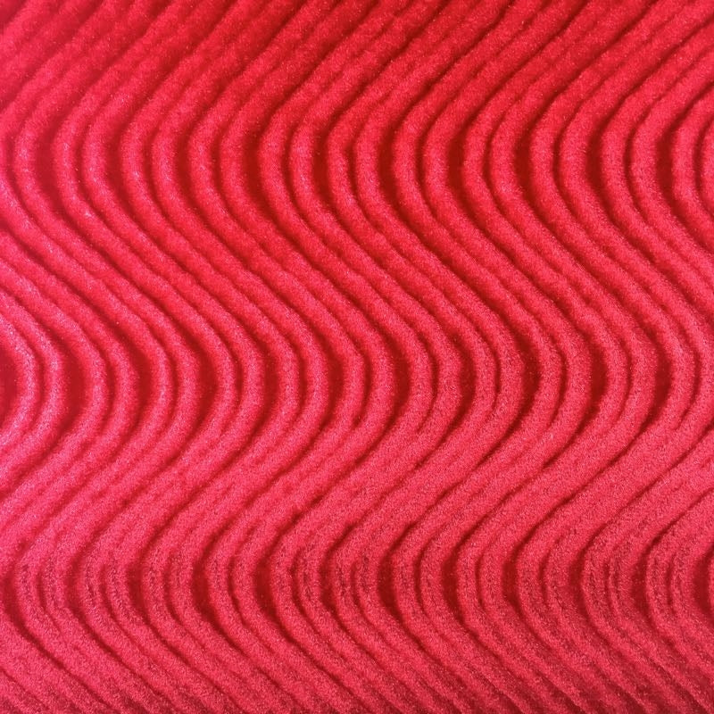 Swirl Velvet Flocking Fabric