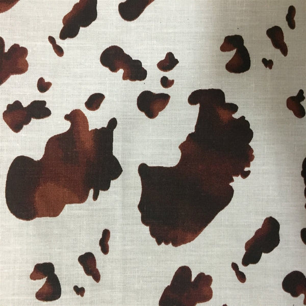 Cow Printed Poly Cotton Fabric