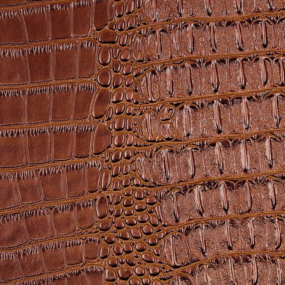 Metallic Faux Gator Vinyl Fabric