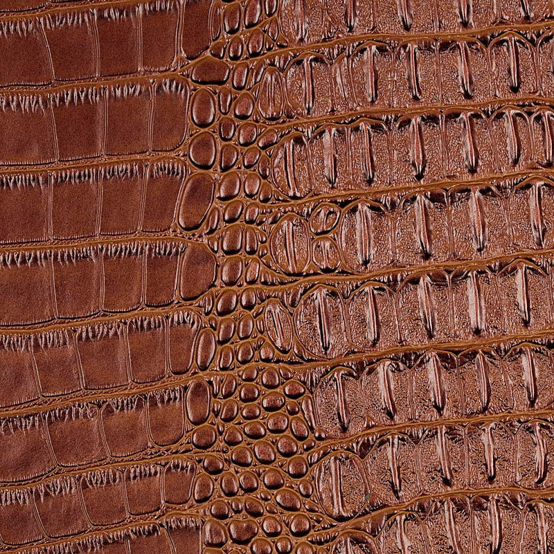 Bronze Metallic Gator Vinyl Fabric