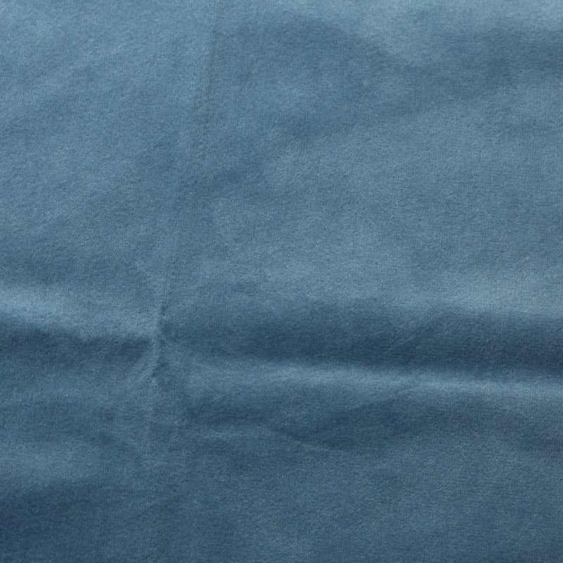 Denim Blue Camden Velvet Polyester Upholstery Drapery Fabric