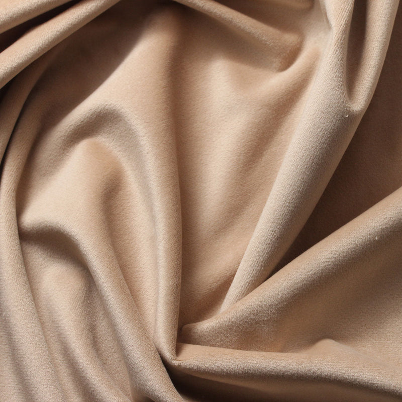 Dark Khaki Camden Velvet Polyester Upholstery Drapery Fabric