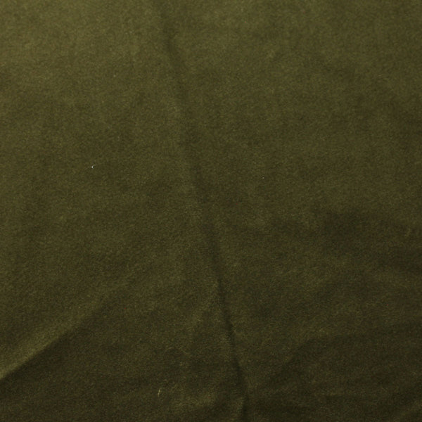 Dark Olive Camden Velvet Polyester Upholstery Drapery Fabric