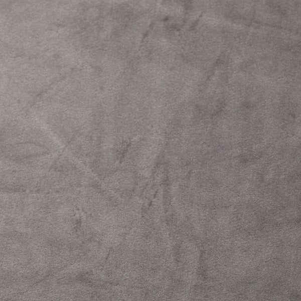 Dark Silver Camden Velvet Polyester Upholstery Drapery Fabric