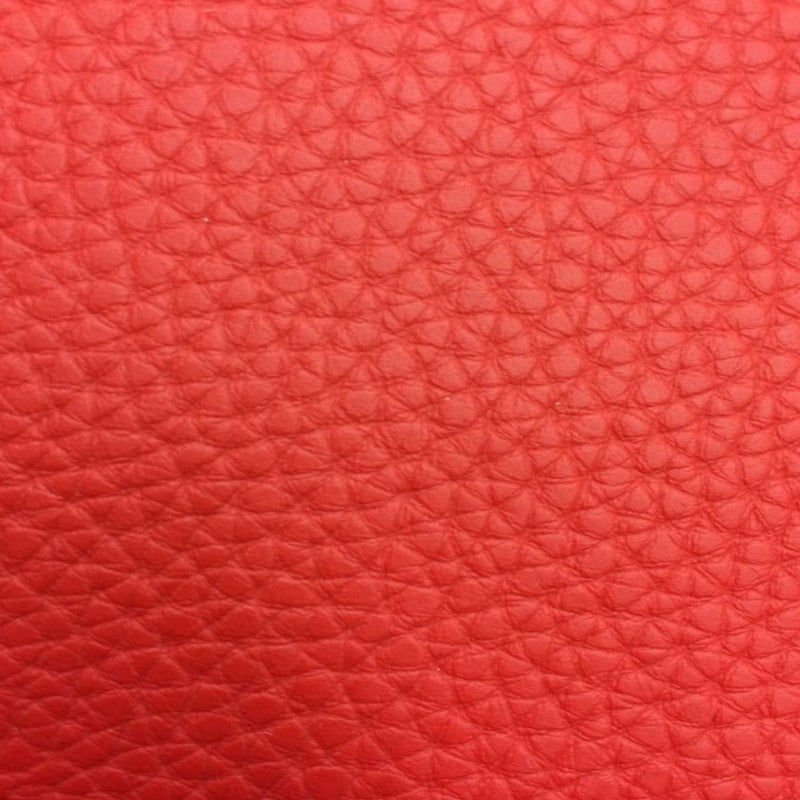 Red Textured PVC Leather Vinyl Fabric