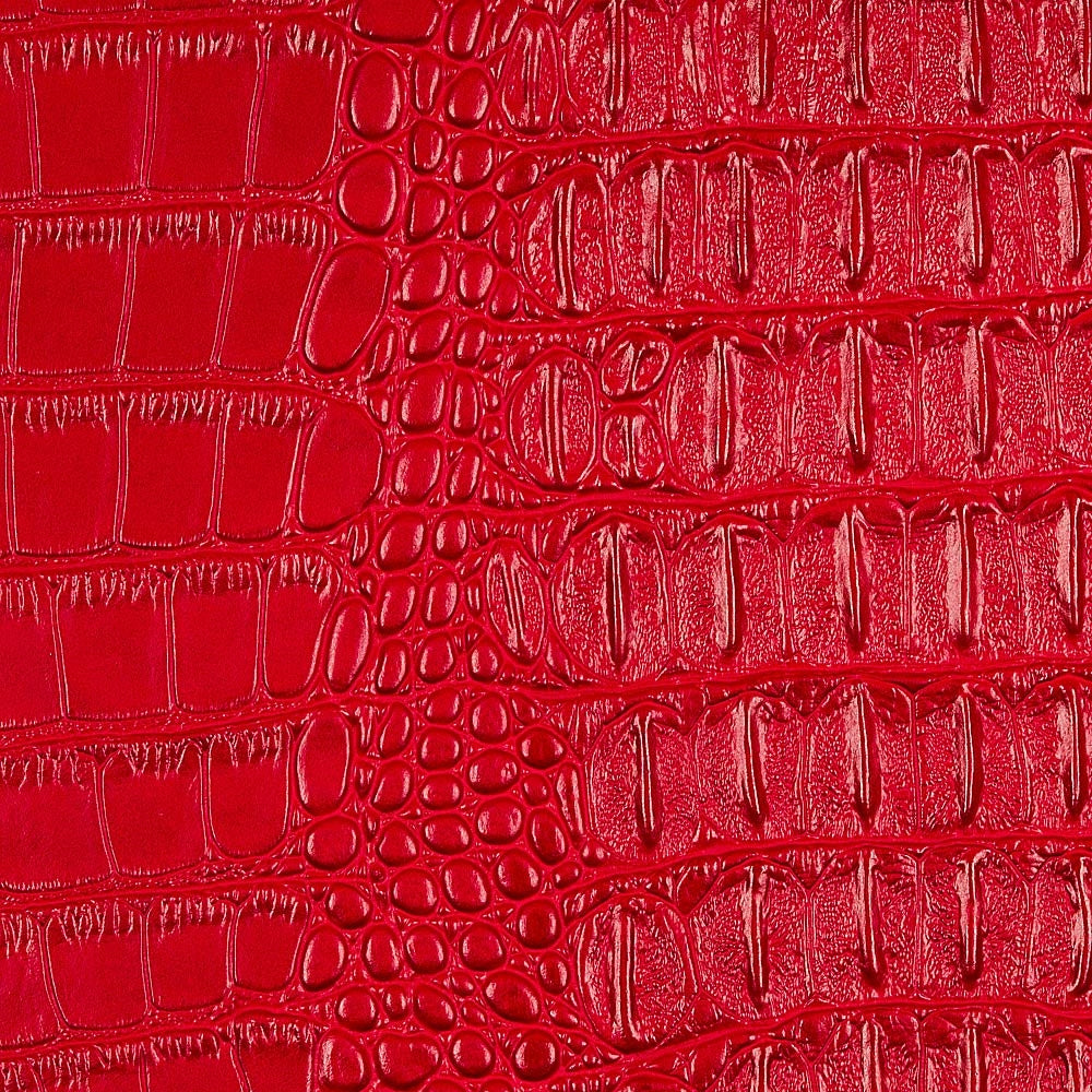 Metallic Faux Gator Vinyl Fabric