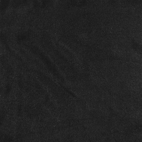 Black Triple Velvet Clothing Drapery Fabric