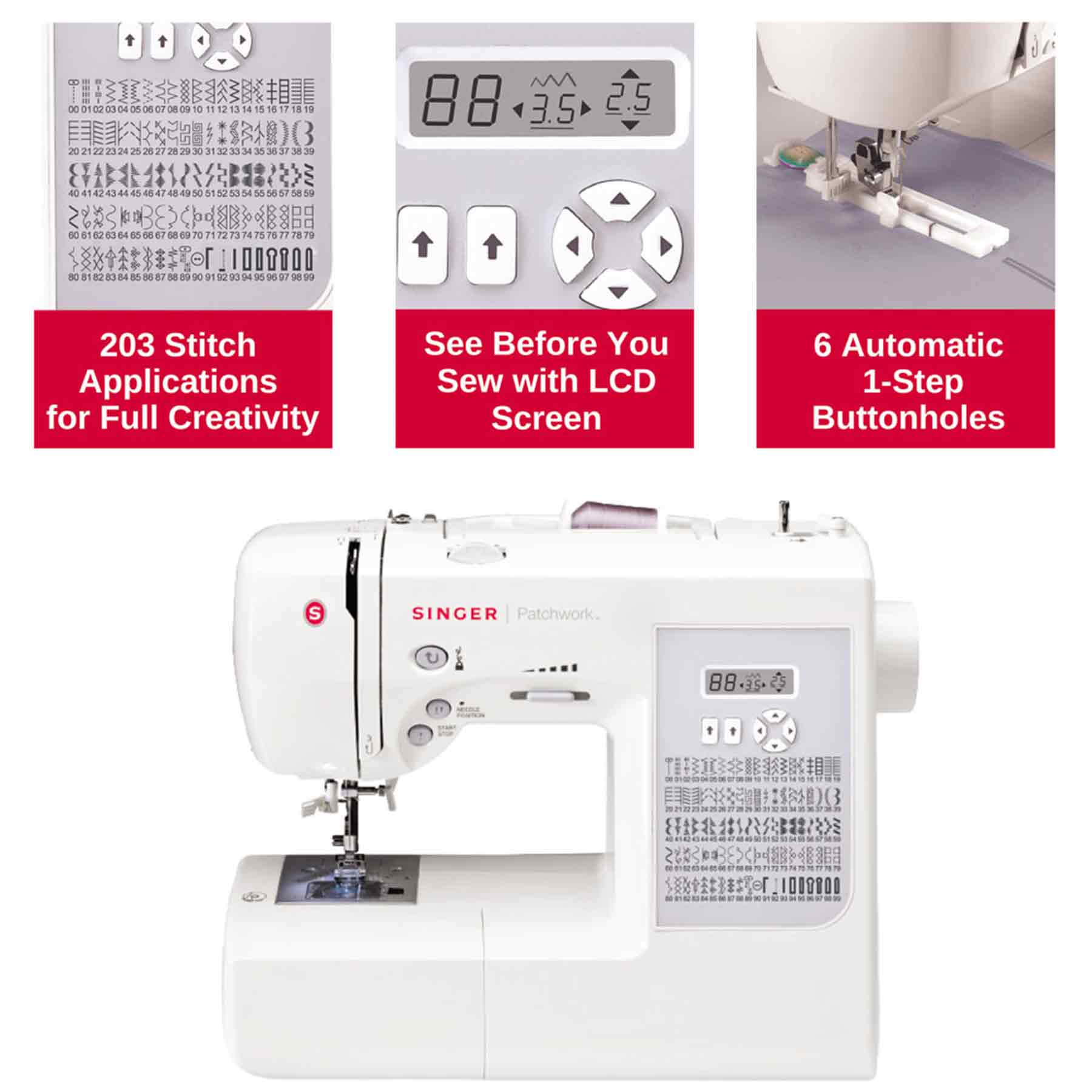 SINGER® Patchwork 7285Q Sewing & Quilting Machine
