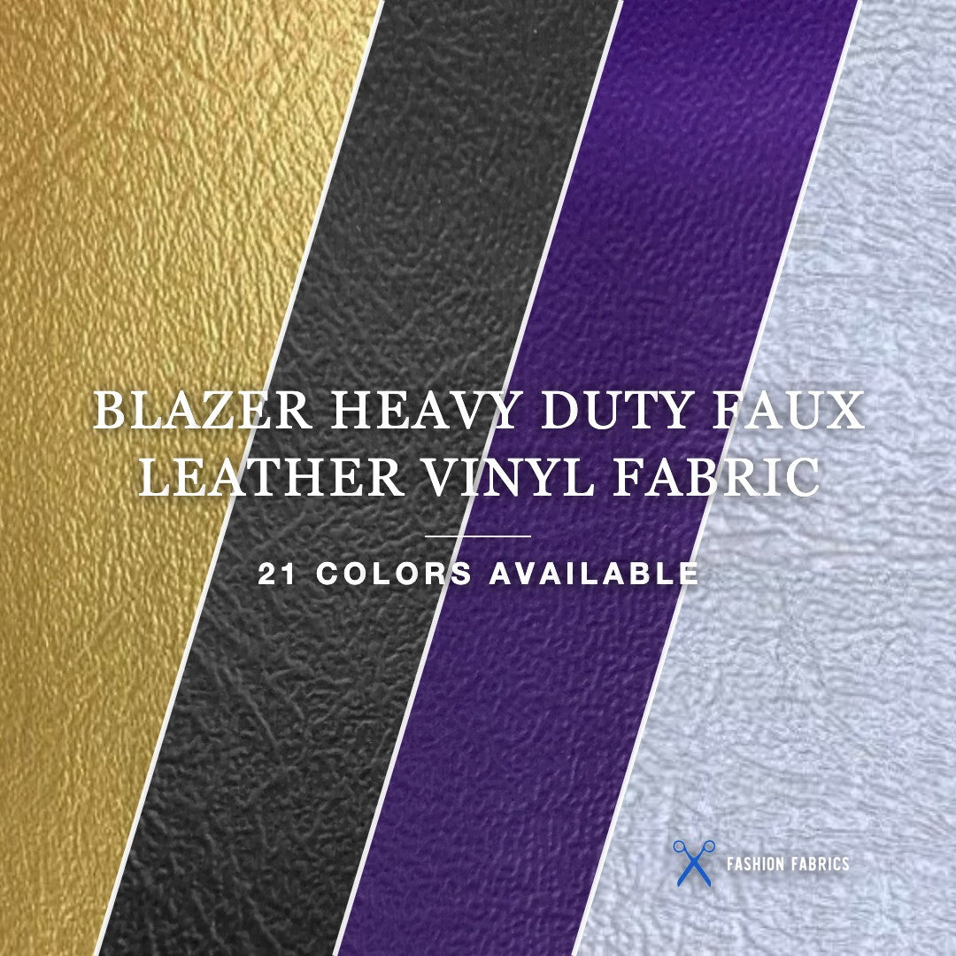 Blazer Heavy Duty Faux Leather Vinyl Fabric