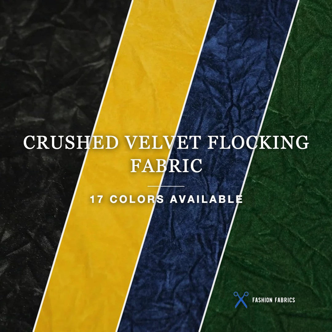 Crushed Velvet Flocking Fabric