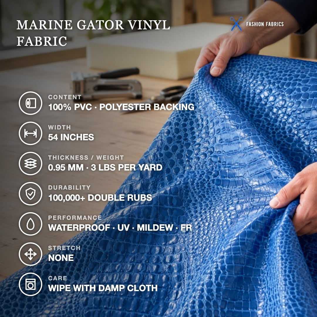 Marine Gator Vinyl Fabric