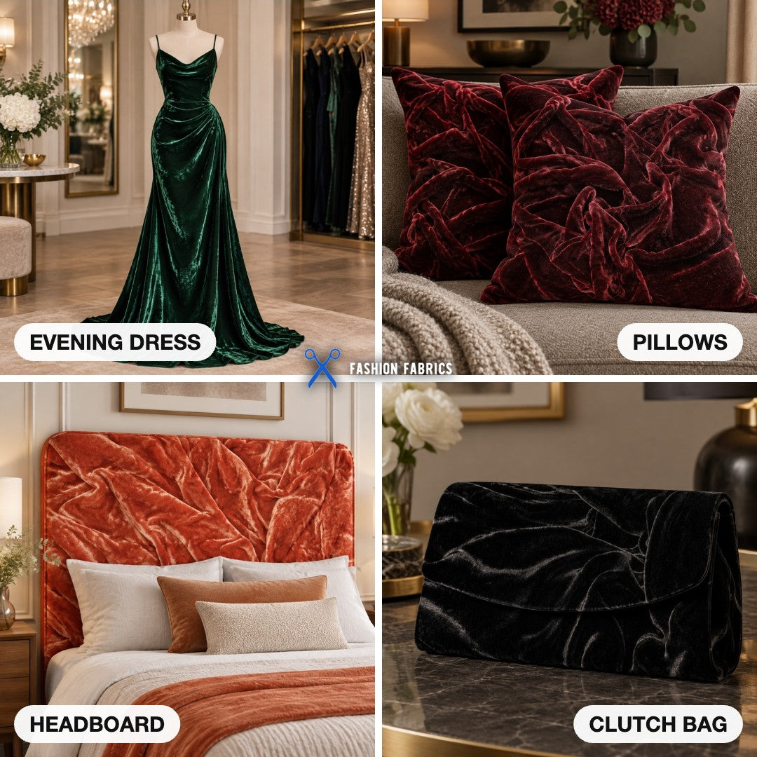 Silk Rayon Velvet Fabric