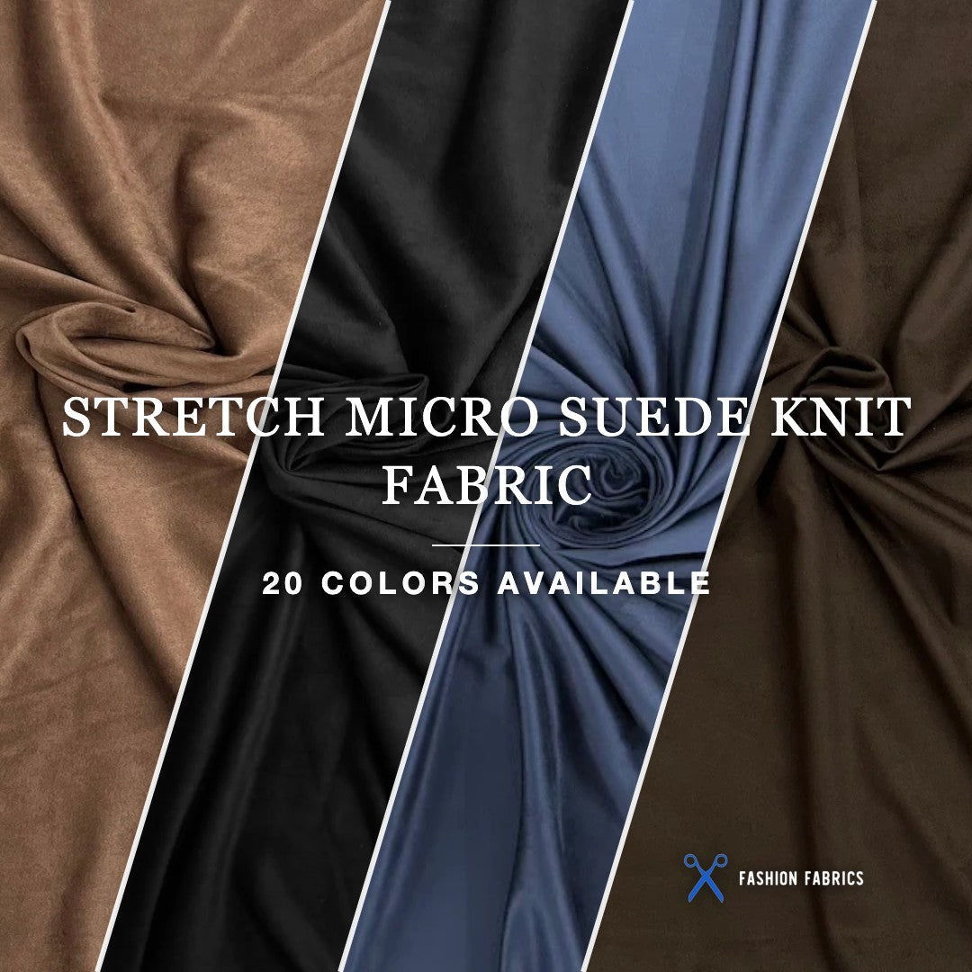 Stretch Micro Suede Knit Fabric