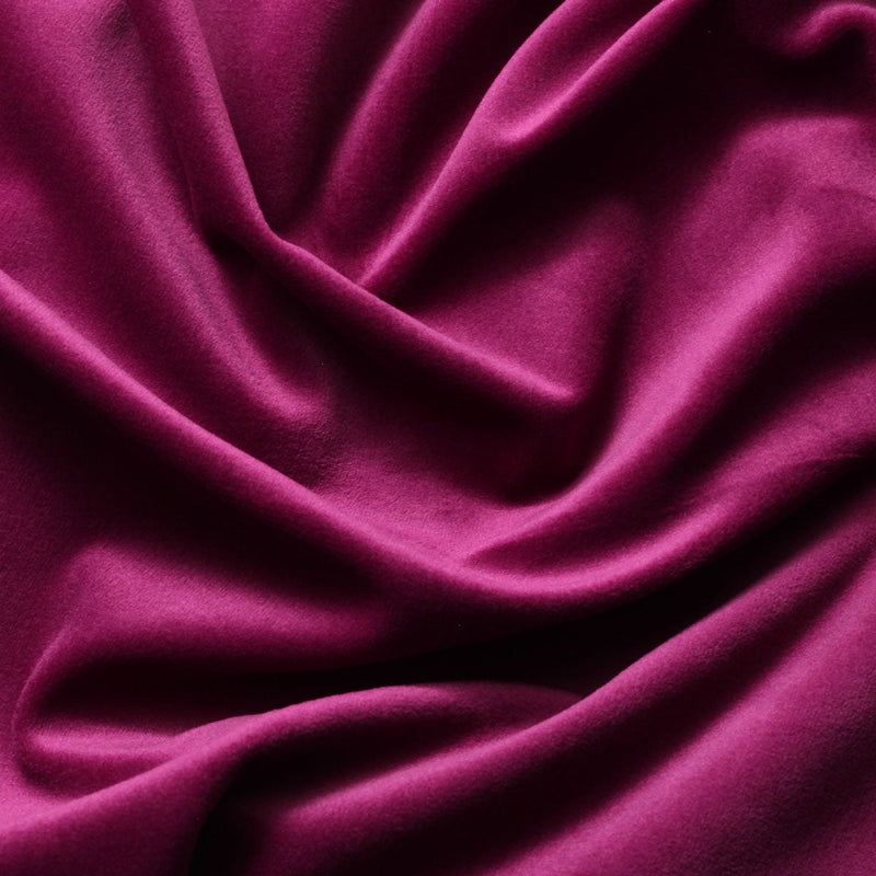 Fuchsia Camden Velvet Polyester Upholstery Drapery Fabric