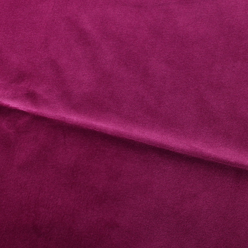 Fuchsia Camden Velvet Polyester Upholstery Drapery Fabric