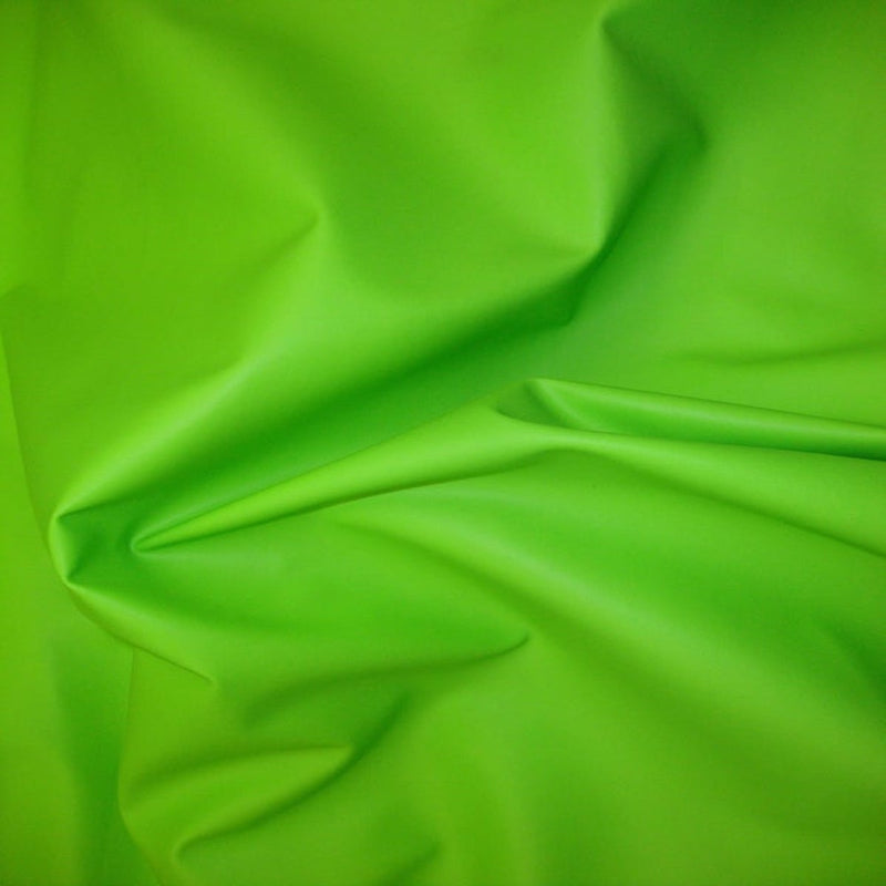 Lime Green Soft Skin Faux Leather Vinyl Fabric