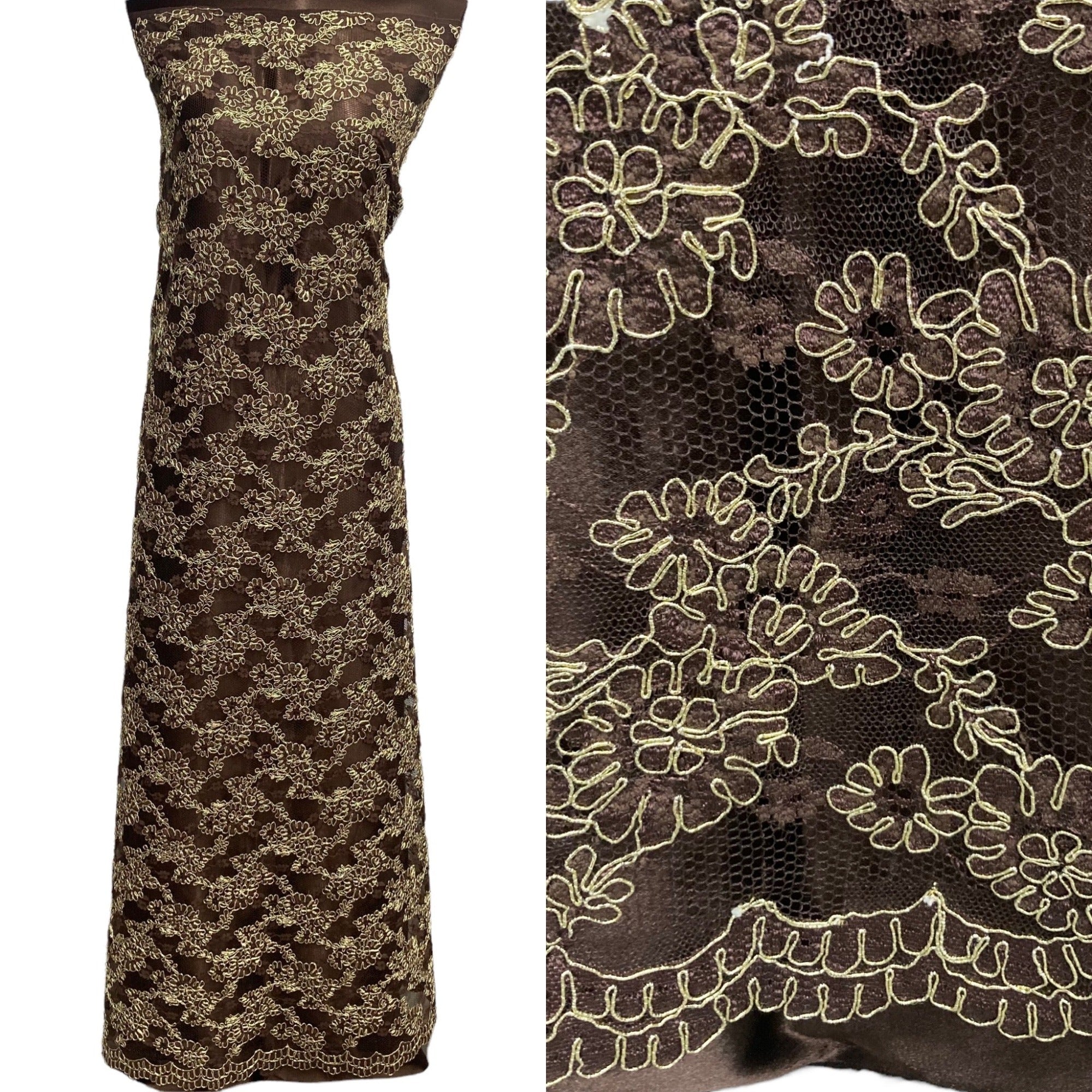 Corded Bridal Lace Fabric  for Wedding, Quinceañera & Festa Dresses | Lace USA - 95994W