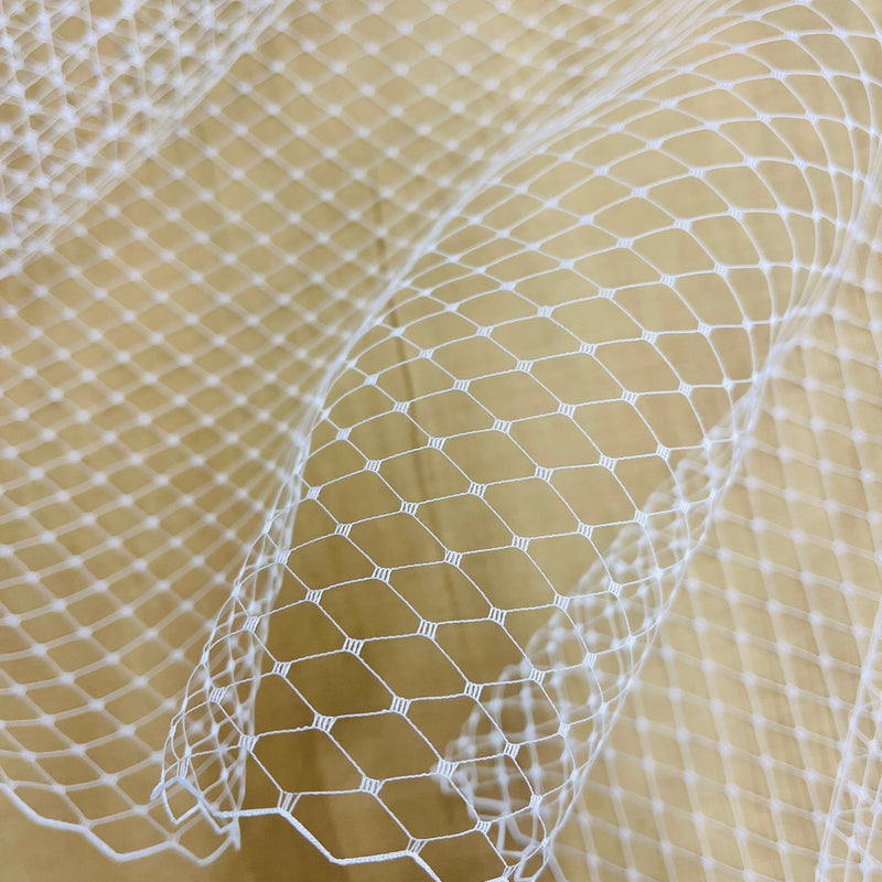 Bandeau Veil Tulle, Birdcage or Venetian Veil Mesh Fabric By The Yard  | Lace USA - NV-180