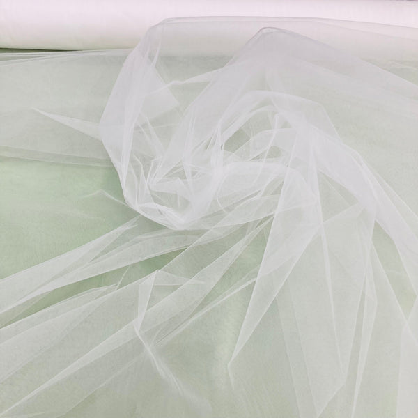 Tulle/Net Bridal Veil Mesh Fabric 120" 100% Nylon | Lace USA - Veil Net 120"