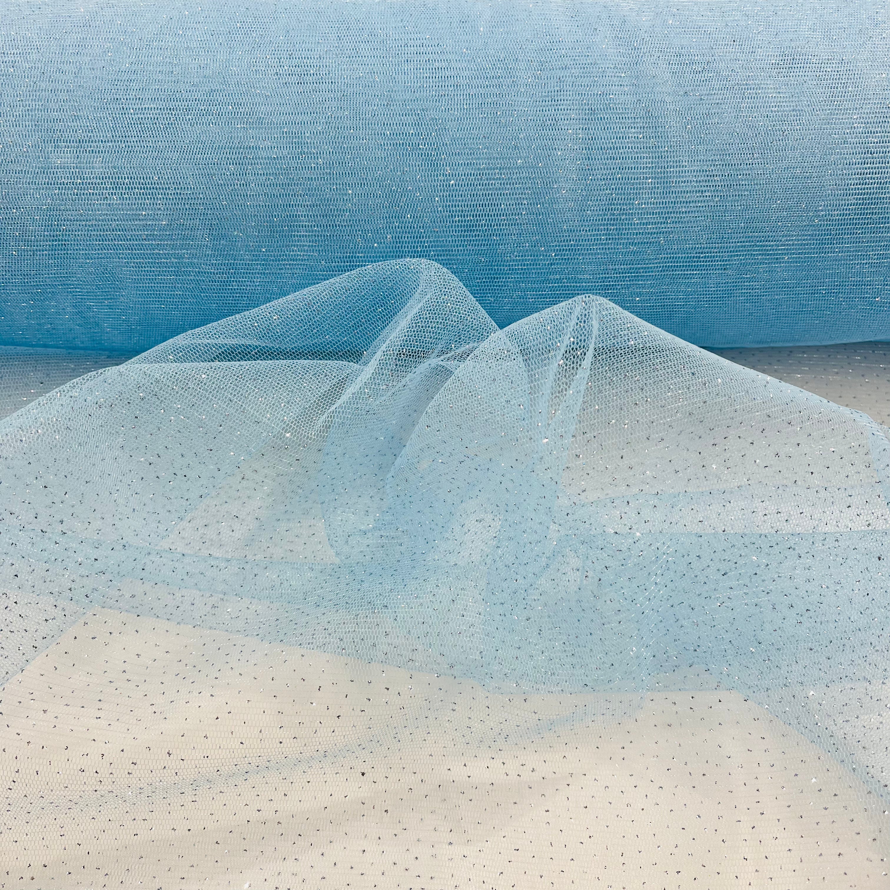 Glitter Mesh Fabric – 60" Wide Sparkle Net for Dresses & Costumes | Lace USA - Glitter Mesh