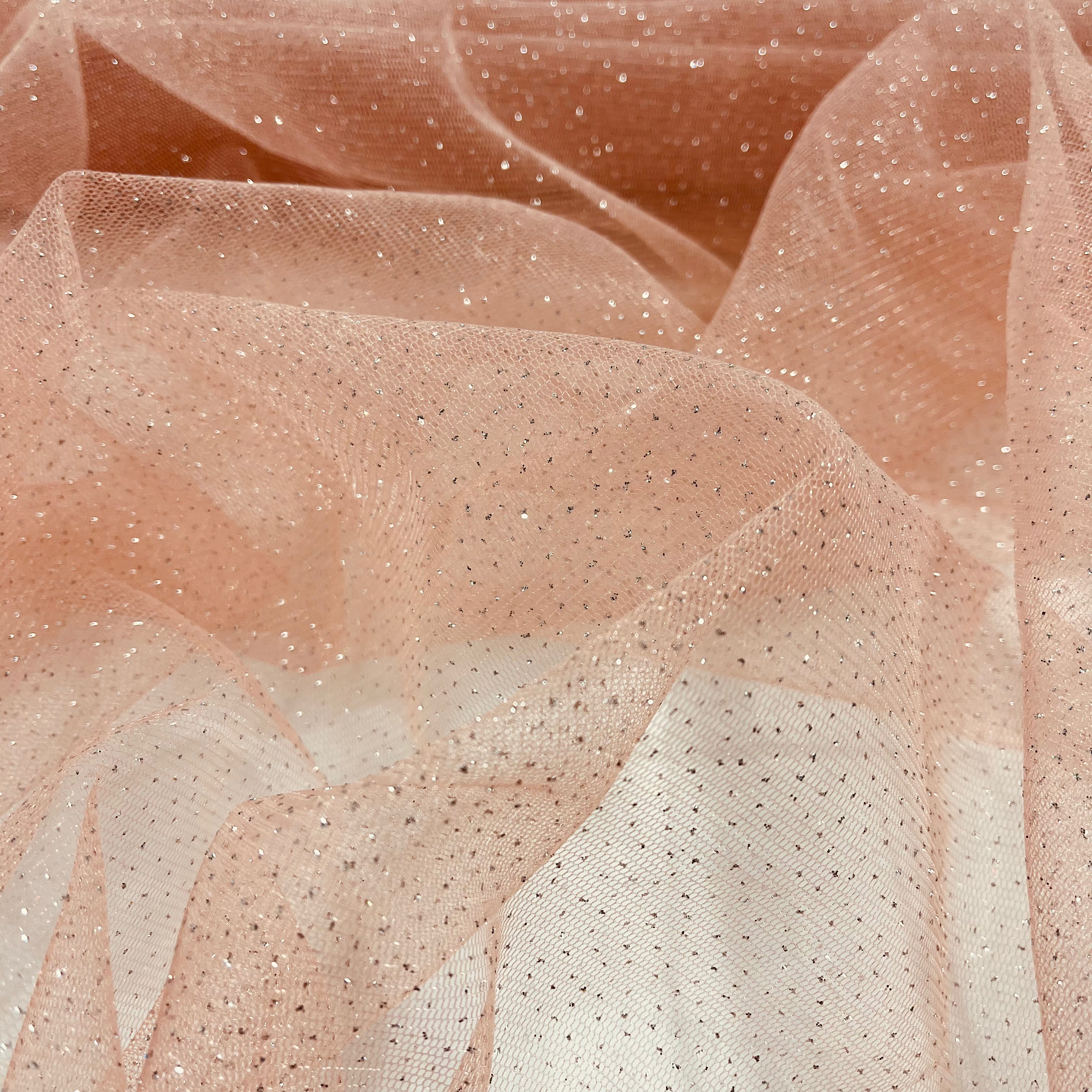 Glitter Mesh Fabric – 60" Wide Sparkle Net for Dresses & Costumes | Lace USA - Glitter Mesh