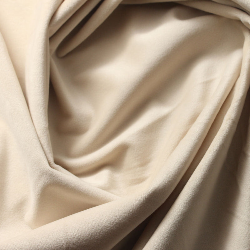 Light Khaki Camden Velvet Polyester Upholstery Drapery Fabric