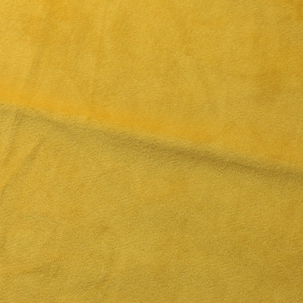 Maize Yellow Camden Velvet Polyester Upholstery Drapery Fabric