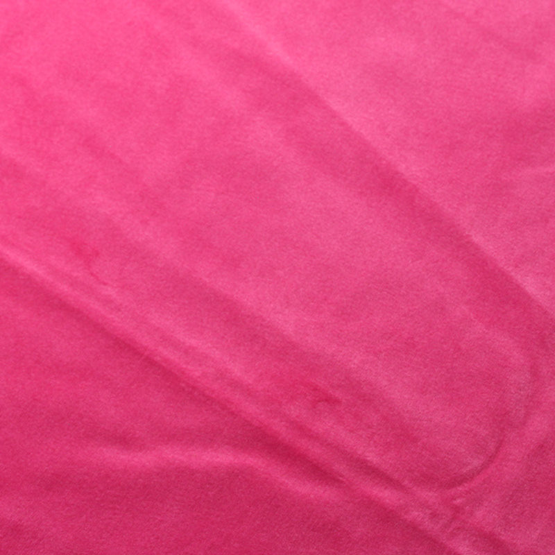 Neon Pink Camden Velvet Polyester Upholstery Drapery Fabric