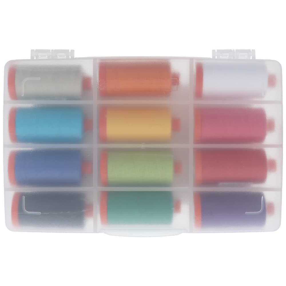 Aurifil 50wt Basically Patrick Thread Collection (12 Spools)