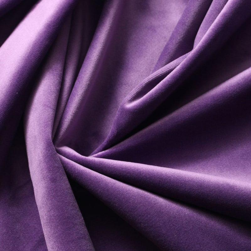 Purple Camden Velvet Polyester Upholstery Drapery Fabric