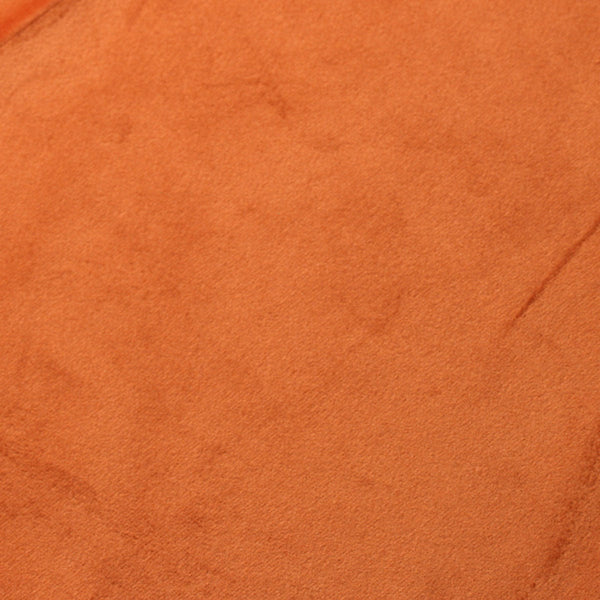 Rust Orange Camden Velvet Polyester Upholstery Drapery Fabric