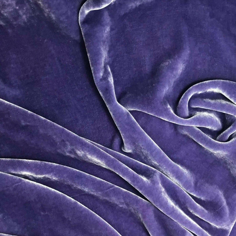 Lavender Silk Velvet Fabric