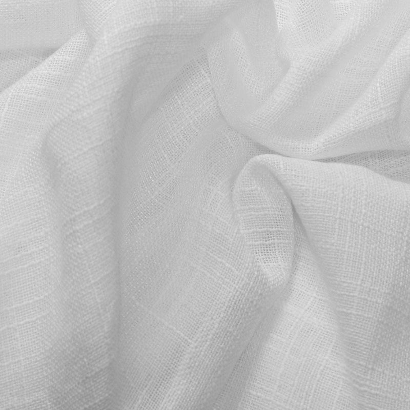 White Wanted Sheer Drapery Home Decor Fabric