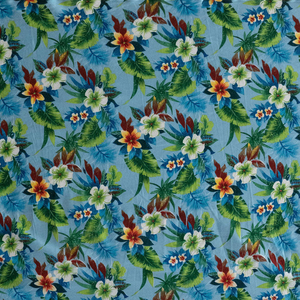 Tropical Garden Fabric | Peachskin