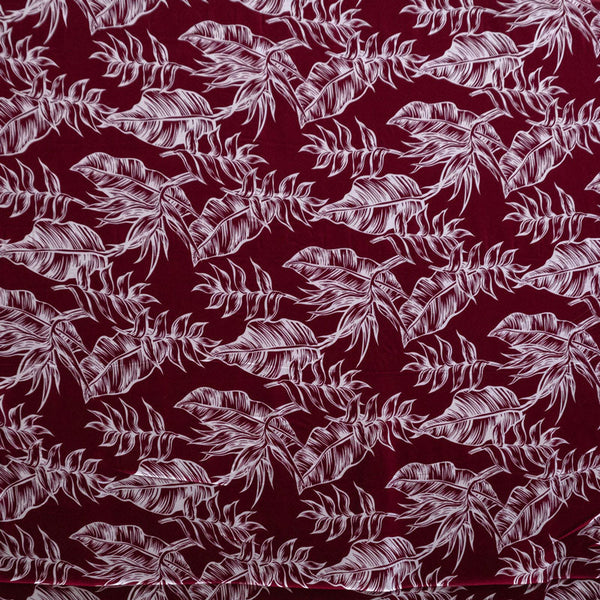 Hammock Fern Banana Leaf Fabric| Rayon