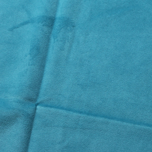 Turquoise Camden Velvet Polyester Upholstery Drapery Fabric